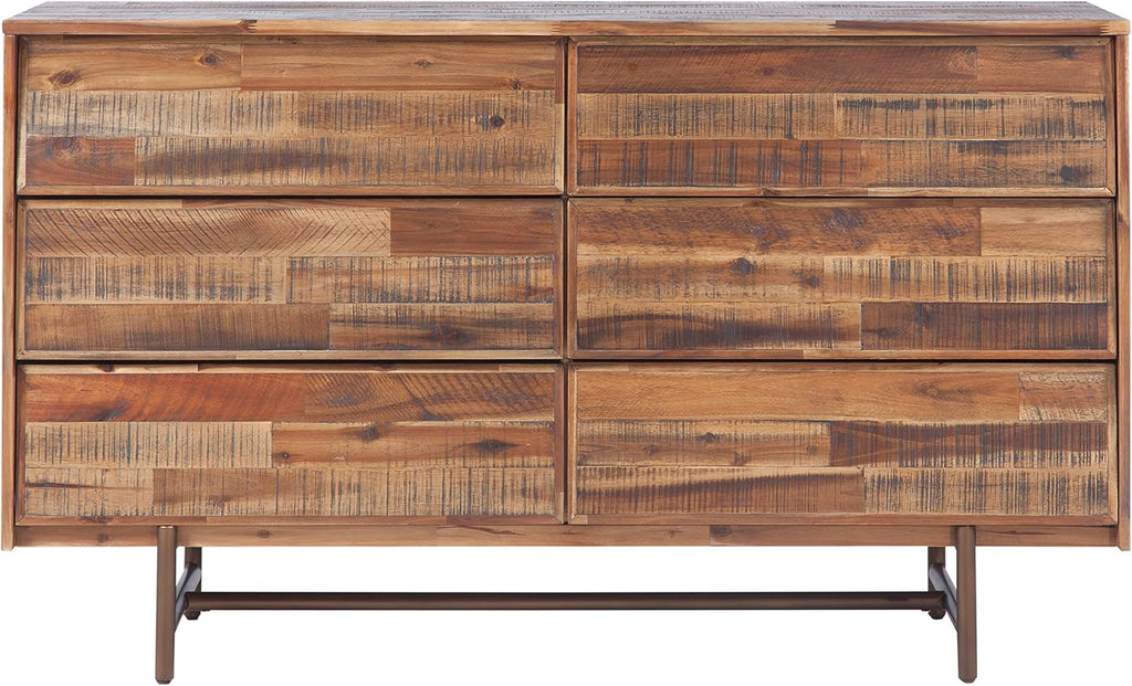 Acacia Wood 5 Drawer Chest N6973