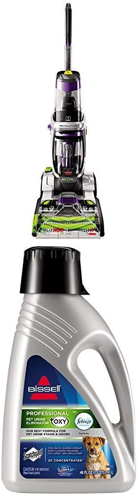 Full-Size Carpet Cleaner with Antibacterial Formula and Tough Stain Tool D748