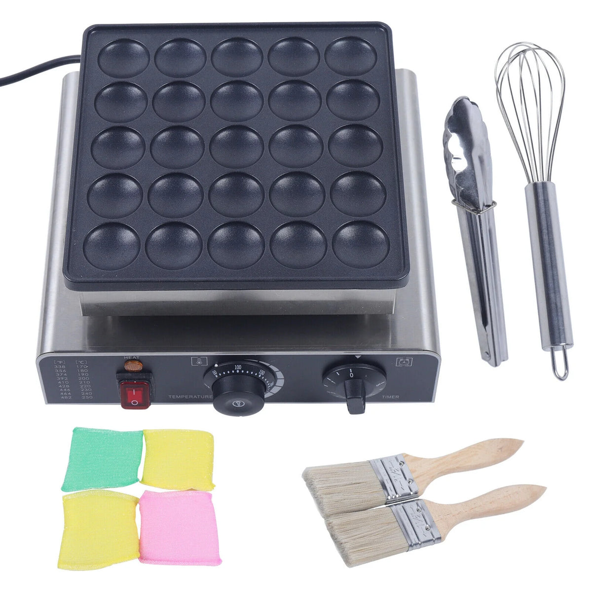 800W Commercial Nonstick Waffle Maker Q9945