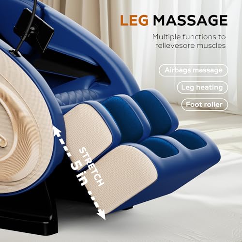 Black Zero Gravity Massage Chair Recliner with Heating Q97647