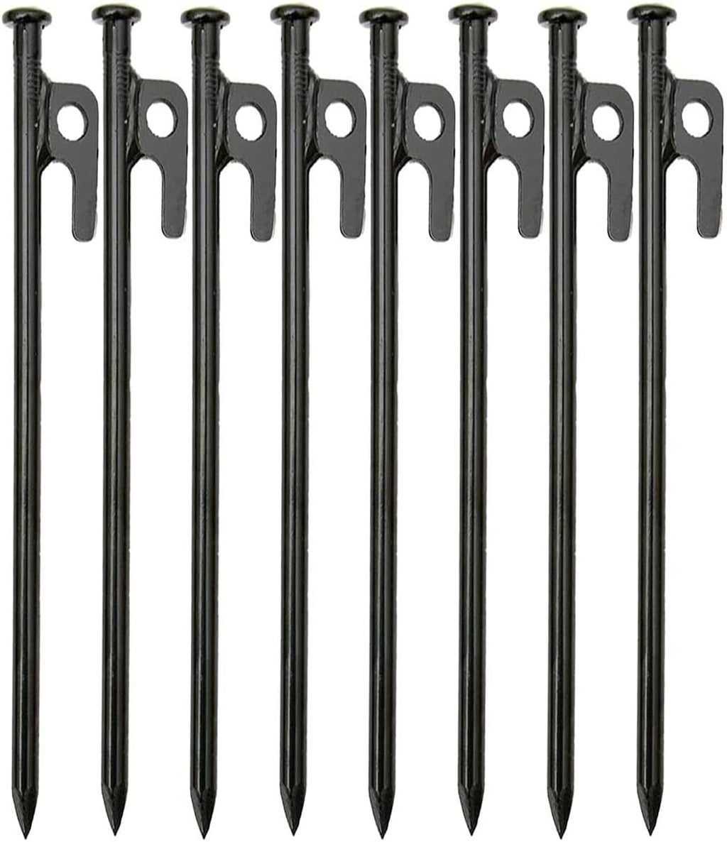 15.7 Inches 20 Pcs Heavy Duty Steel Tent Stakes B631929