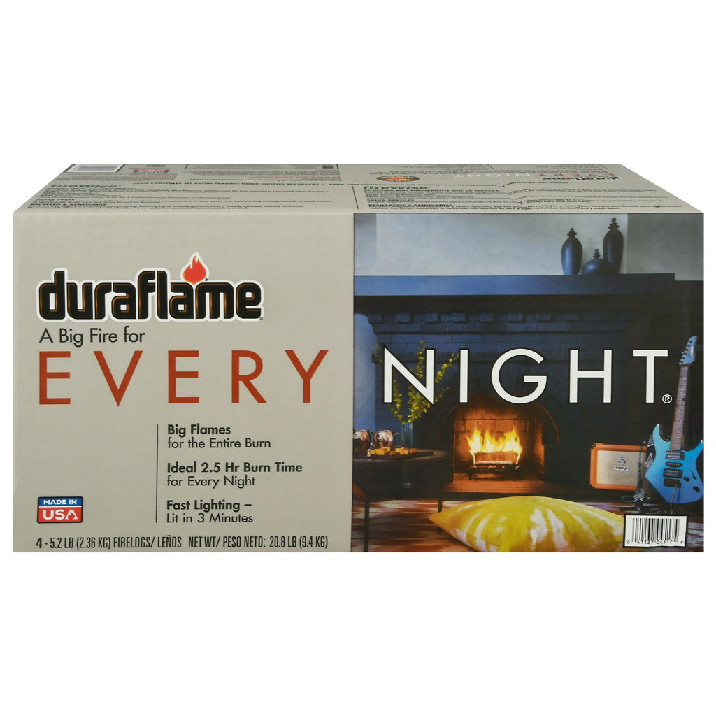 5.2 lb Firelogs, 4 Logs per Case, 2.5 Hour Large Fire R86812