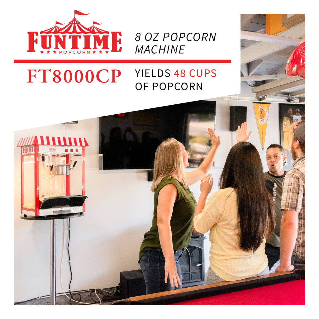 8oz Commercial Popcorn Machine Y2668
