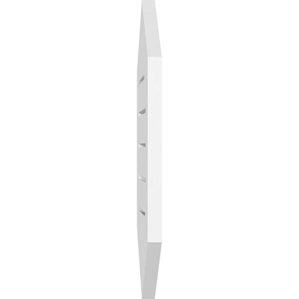 Vertical Peaked Surface Mount PVC Gable Vent X32763