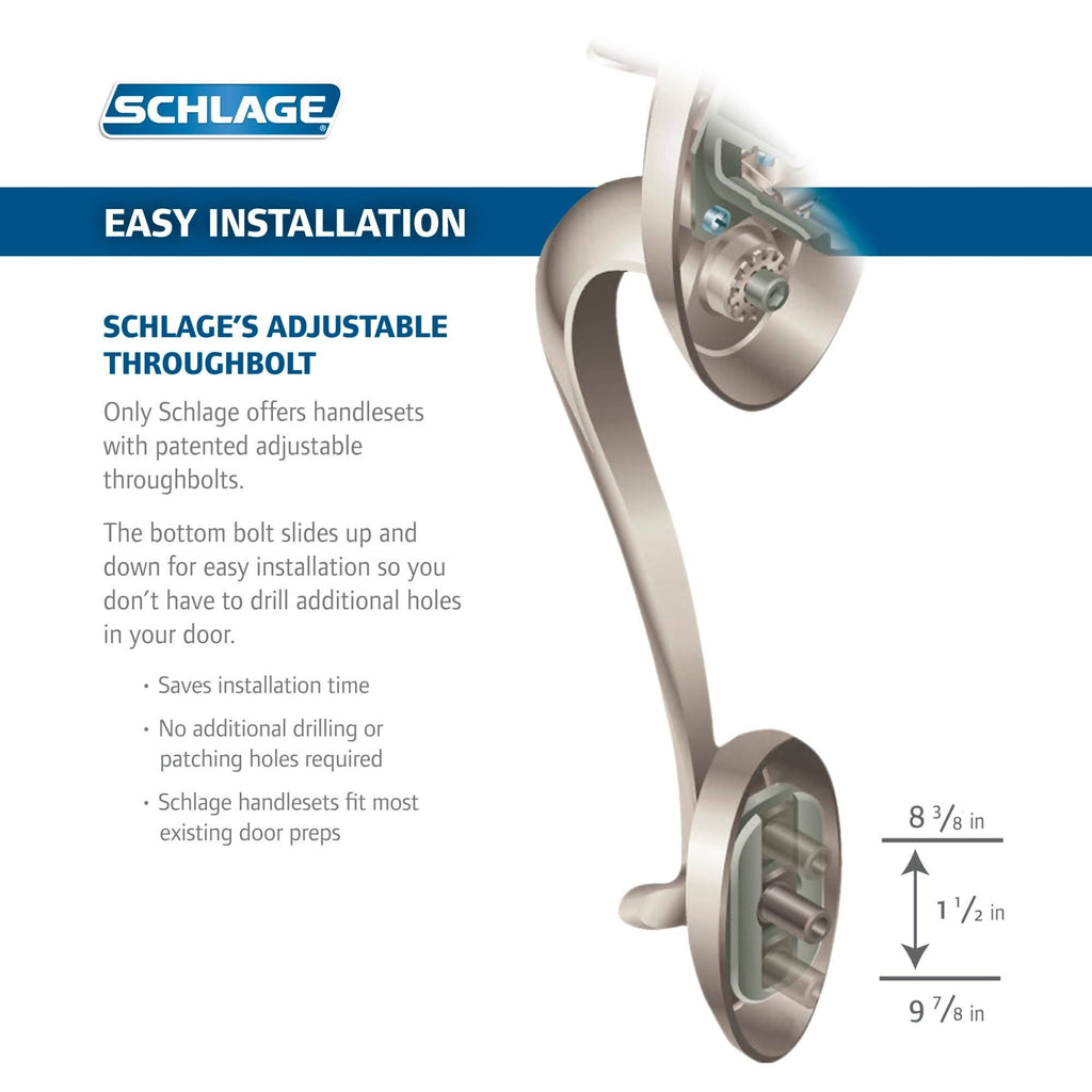 Aged Bronze Electronic Handleset M141