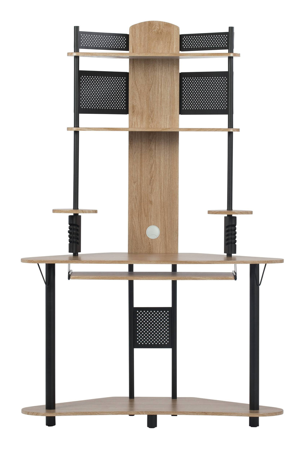 Arch Corner Computer Desk with Hutch / Tower V304888