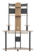 Arch Corner Computer Desk with Hutch / Tower V304888