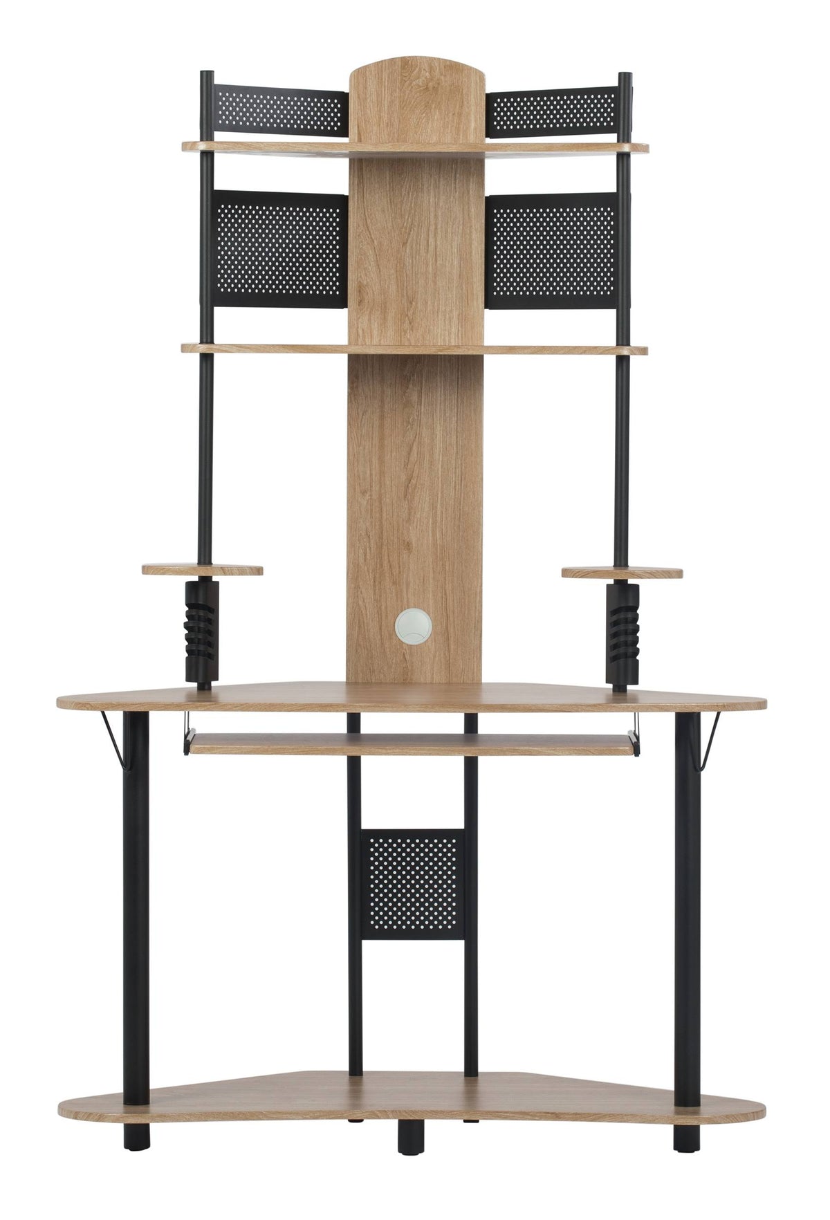 Arch Corner Computer Desk with Hutch / Tower V304888