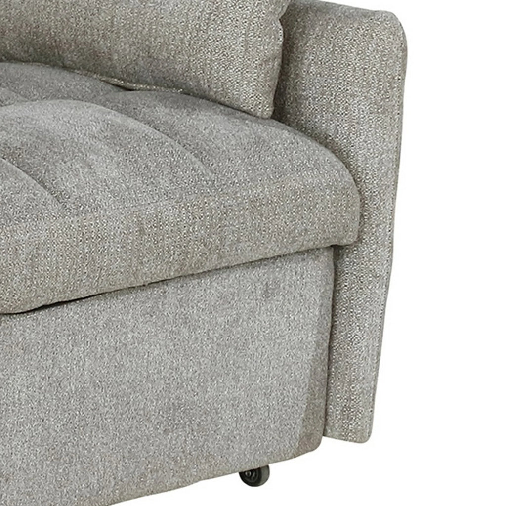 Beige Sleeper Sofa Bed Futon F73142