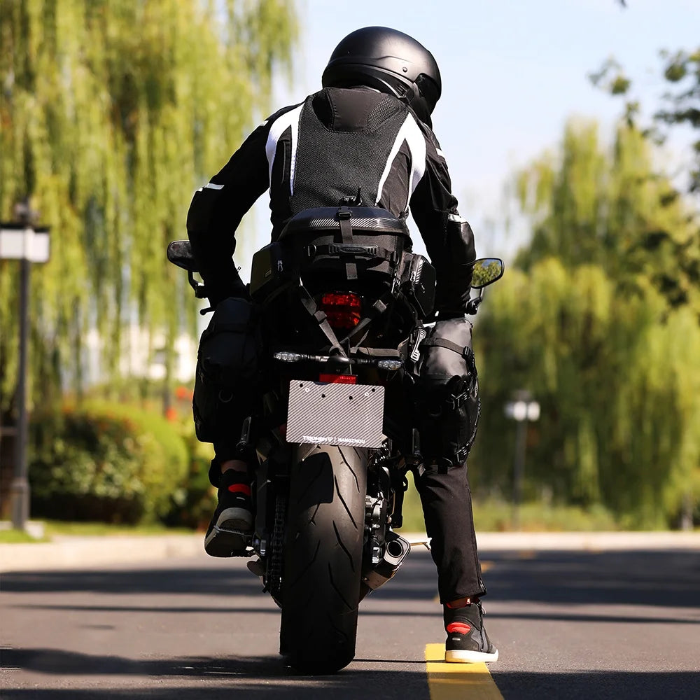 Expandable Motorcycle Rearseat Bag 23-35L T916006