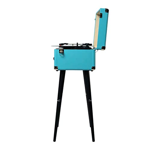 Turquoise 5-in-1 Turntable Music Center with Record Player C681481