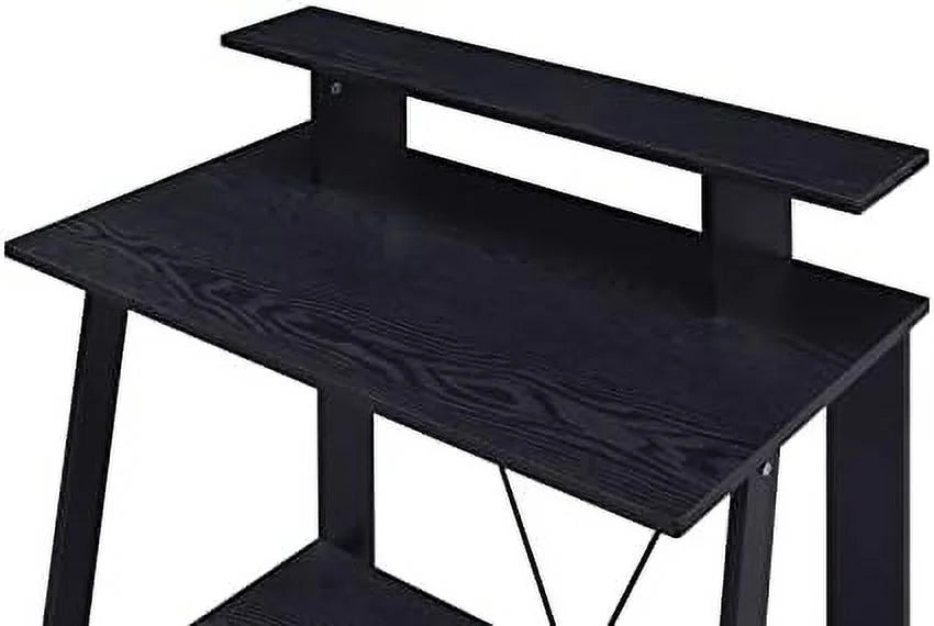 32'' Corner Computer Desk with Shelves I39032