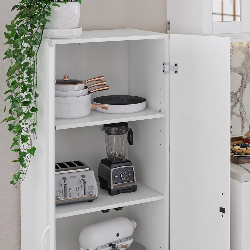 White 2 Door Storage Cabinet C388908
