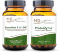 5 in 1 Multivitamin & Digestive Enzyme Supplements 120 Capsules 90 Capsules S98730