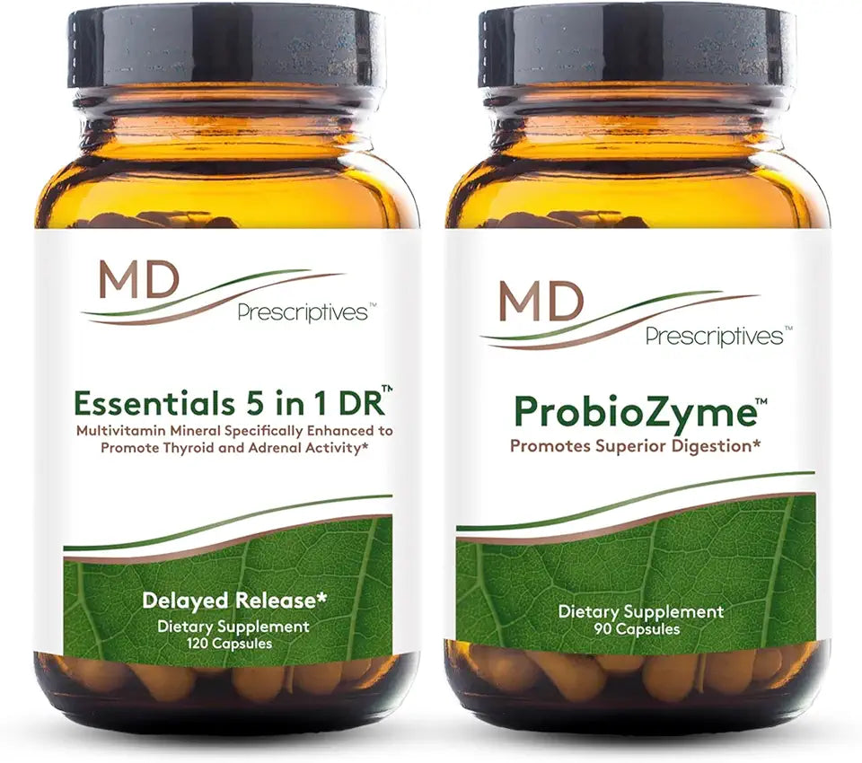 5 in 1 Multivitamin & Digestive Enzyme Supplements 120 Capsules 90 Capsules S98730