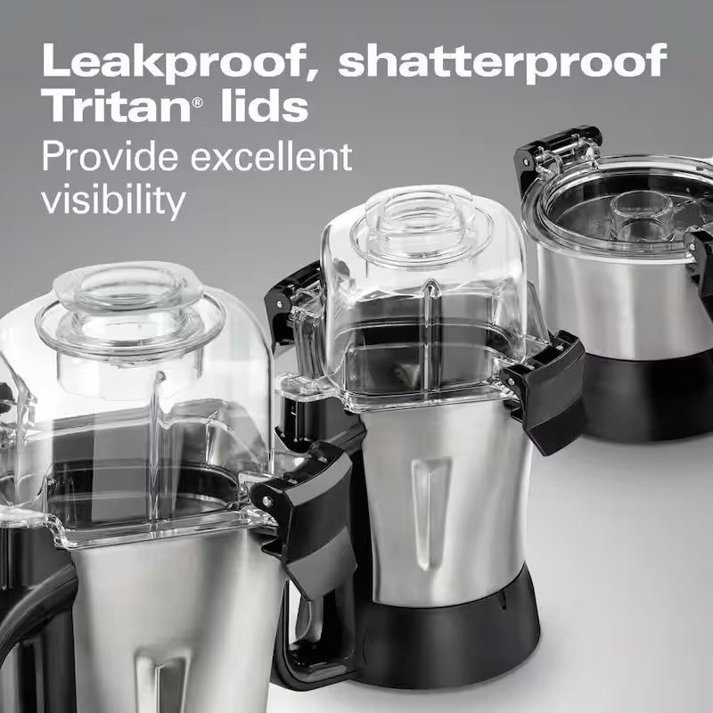 13-Speed Stainless Steel Countertop Blender with 3 Jars J674354