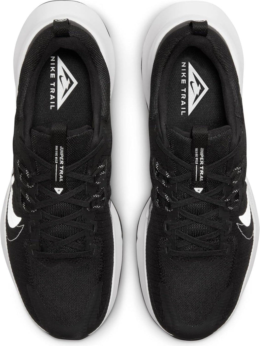 Black/White Trail-Running Shoes T920417