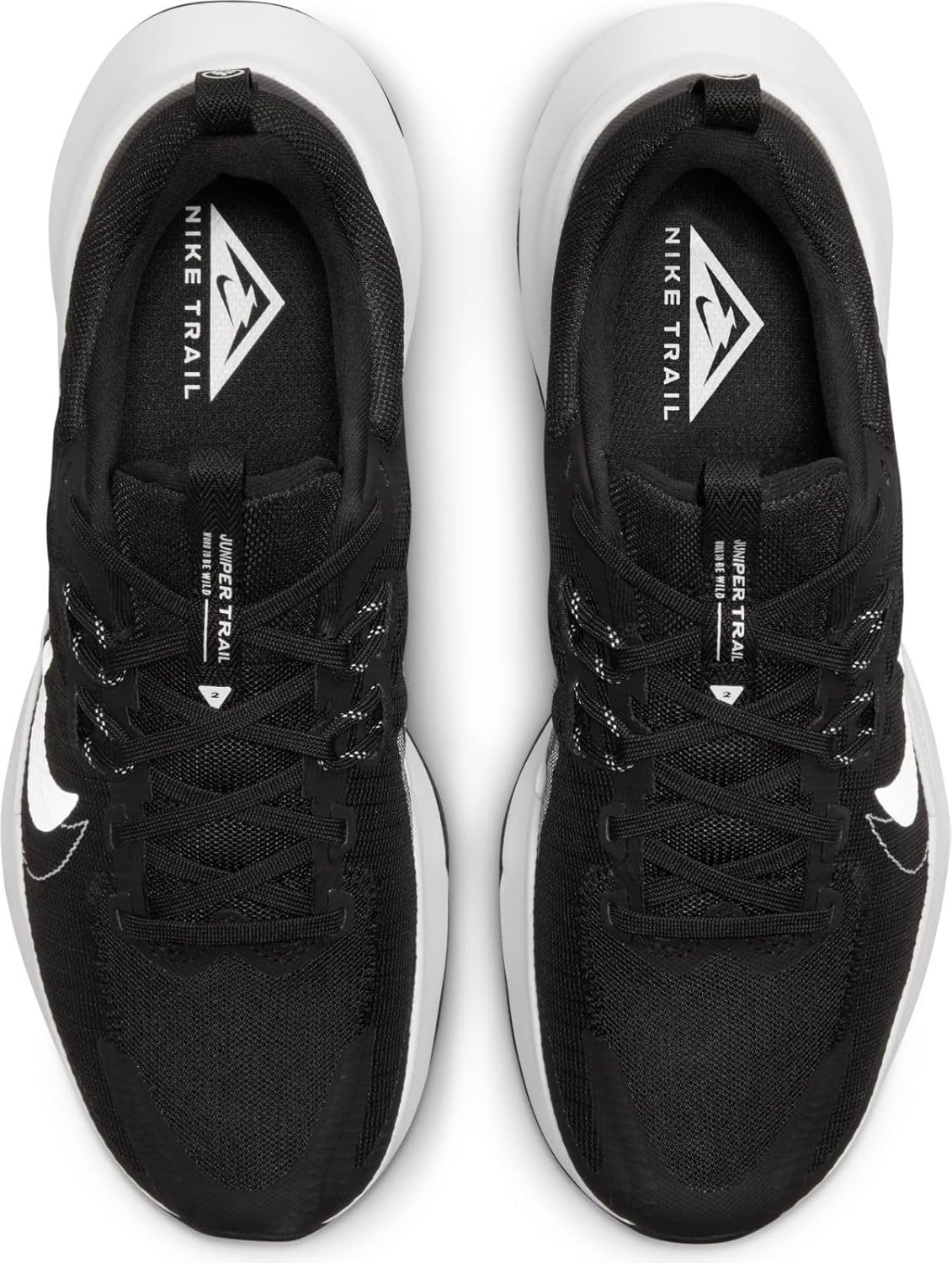 Black/White Trail-Running Shoes T920417