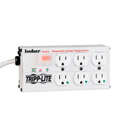 15 ft Metal Surge Protector 6 Outlet 3330 Joule F707415
