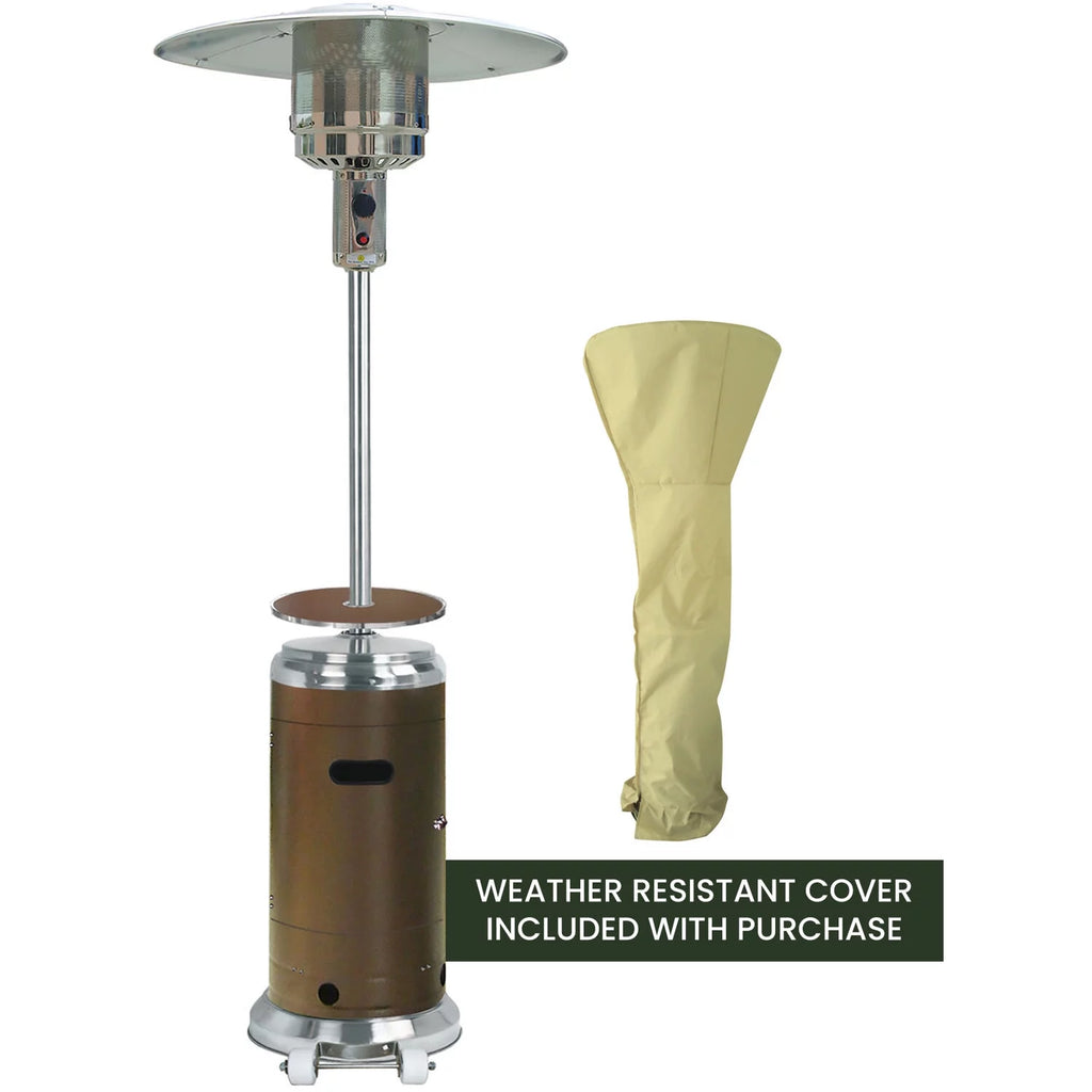 7-Ft. 48,000 BTU Steel Propane Patio Heater with Cover N974