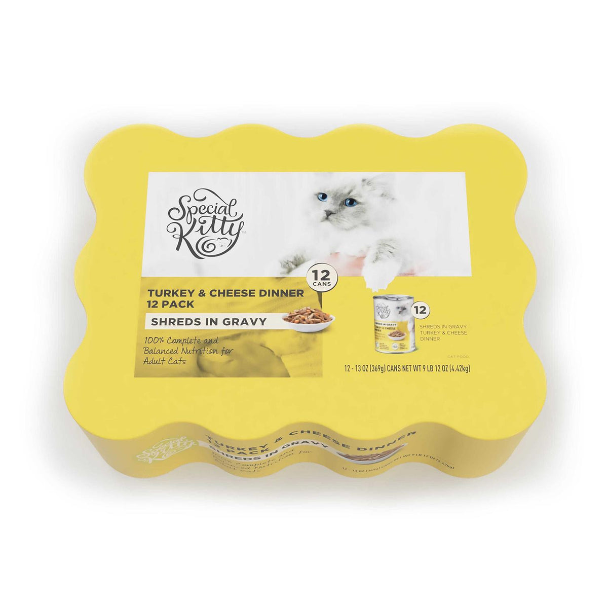Turkey Cheese Wet Cat Food Multi-Pack J32723