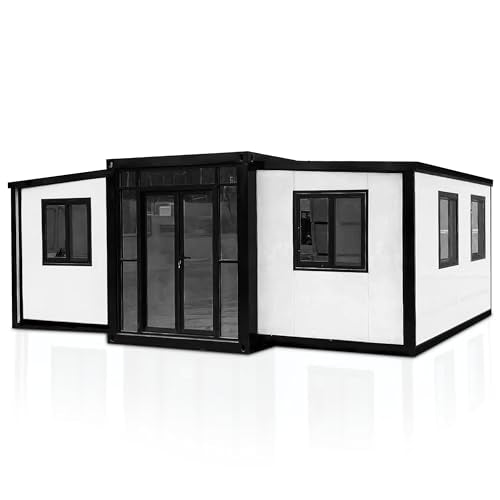 19x20ft Expandable Prefab Tiny House with Restroom F153