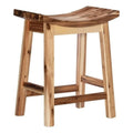 24" Wood Counter Stool U70258