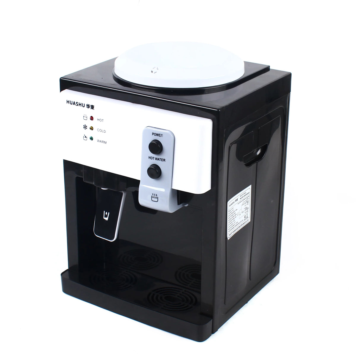 Top Loading Water Cooler Water Dispenser, 3 Temperature Settings, Black Z627