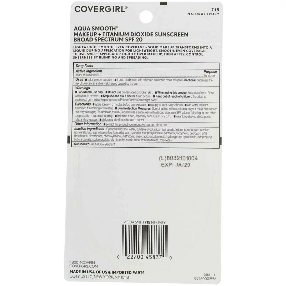 Compact Foundation 0.40 oz Pack of 3 C939234