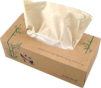 Bamboo Facial Tissues 3 Ply 8 Boxes 800 Tissues O355983