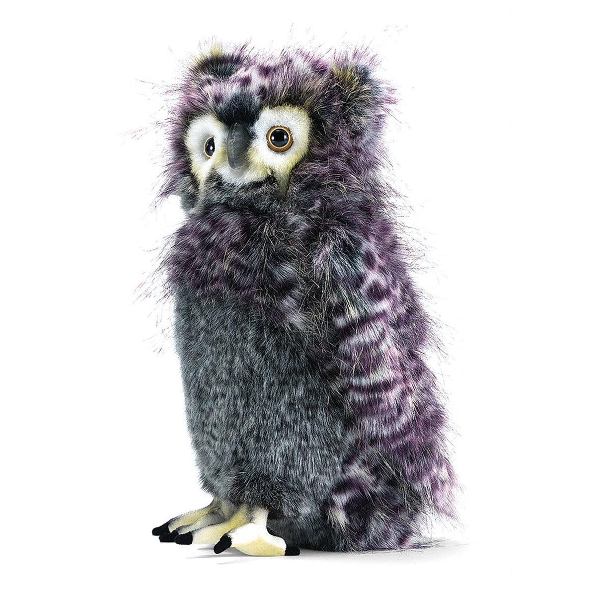 Grey Plush Owl N370