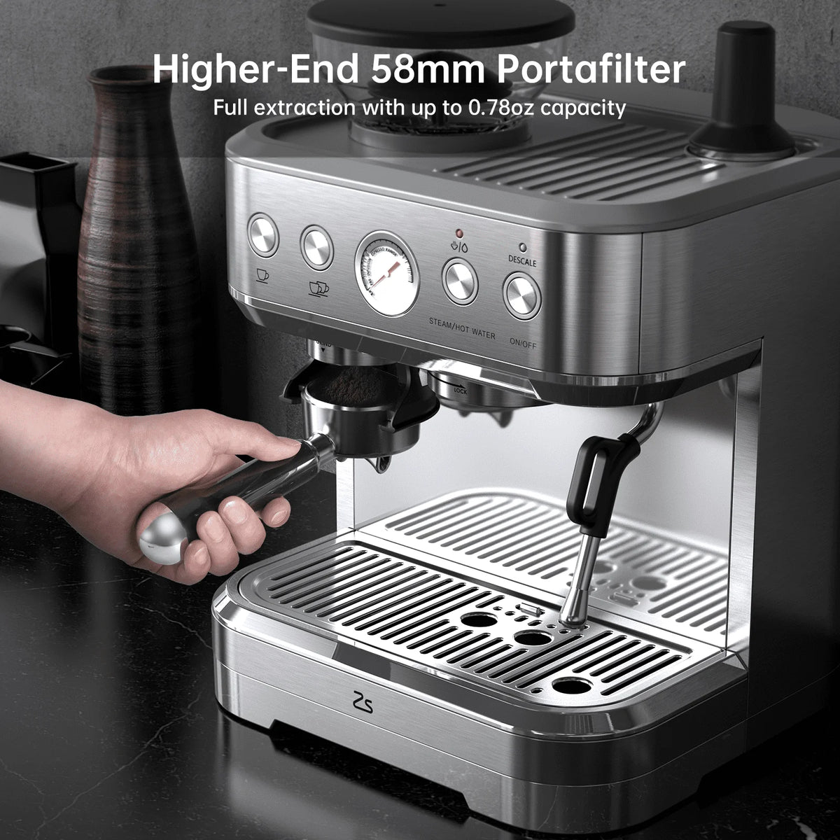 15 Bar Stainless Steel Espresso Machine X419