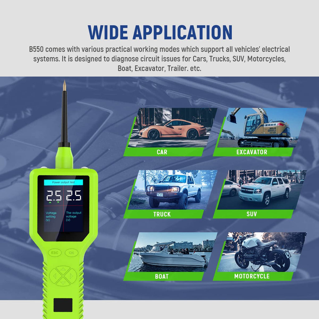 9-30v Automotive Circuit Tester 12v 24v Power Probe Test Tool S44053