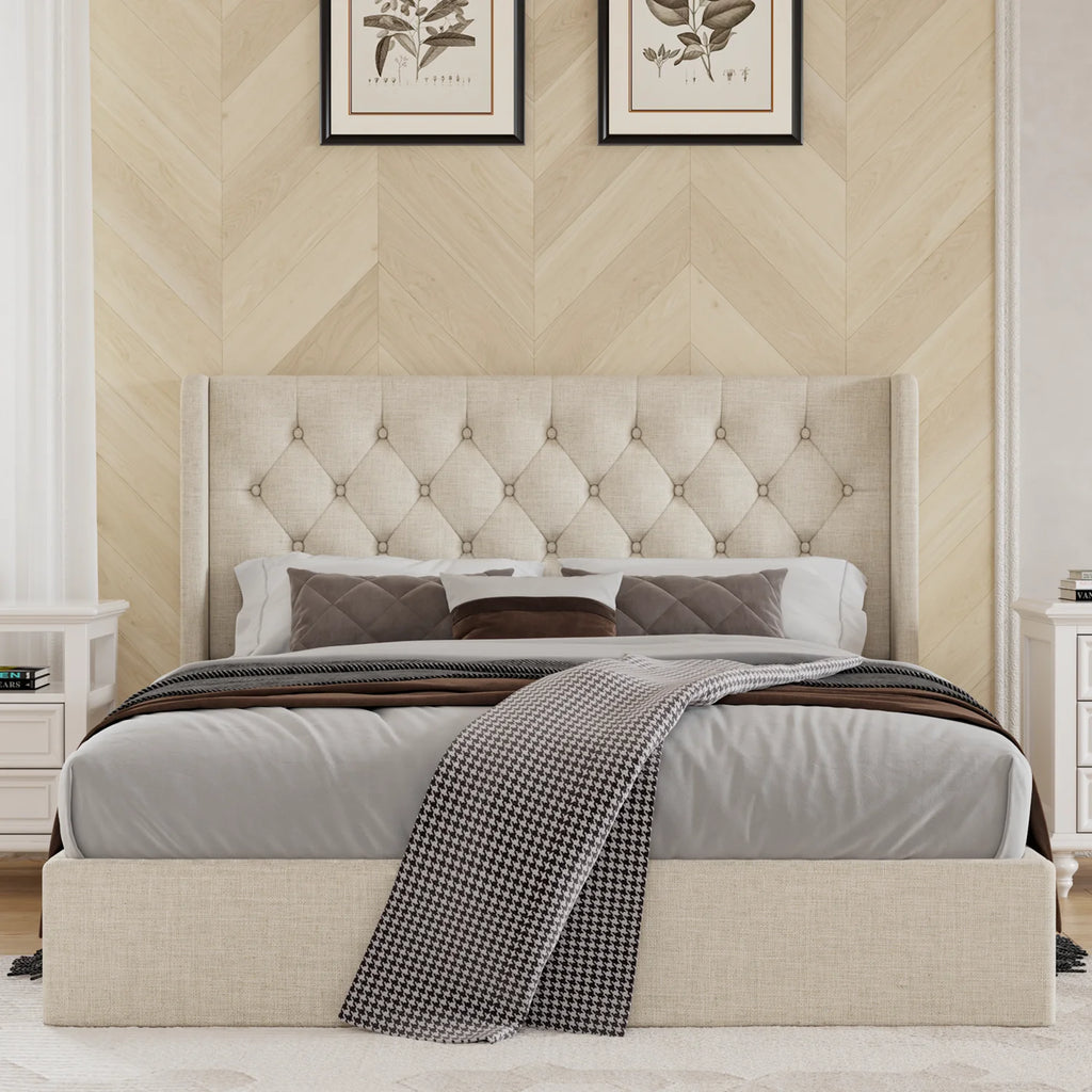 Queen Size Lift Up Storage Bed Frame G981