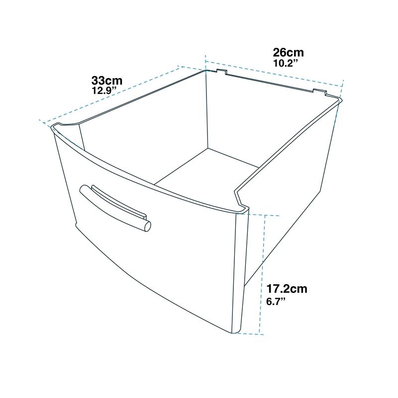 5-Drawer Storage Cabinet Taupe K396