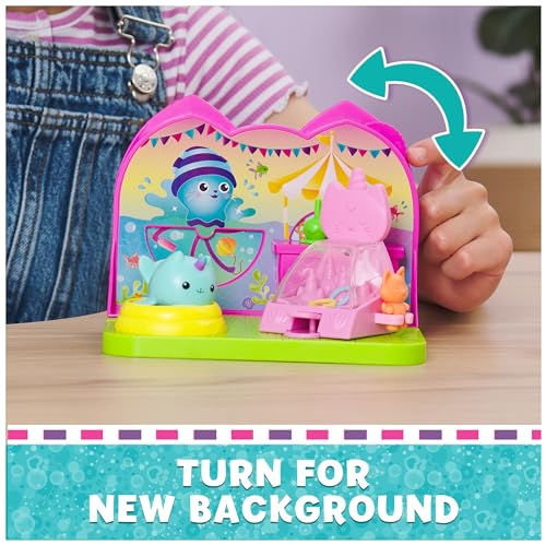 Kitty Narwhal’s Carnival Room with Toy Figure, Surprise Toys and Dollhouse Furniture W878698