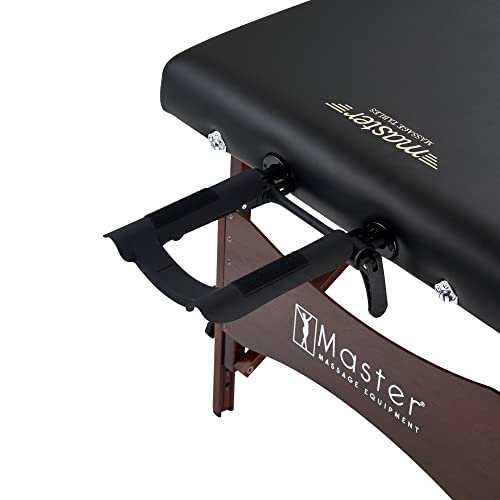 Portable Massage Table with 2.5" Cushion, Black M405