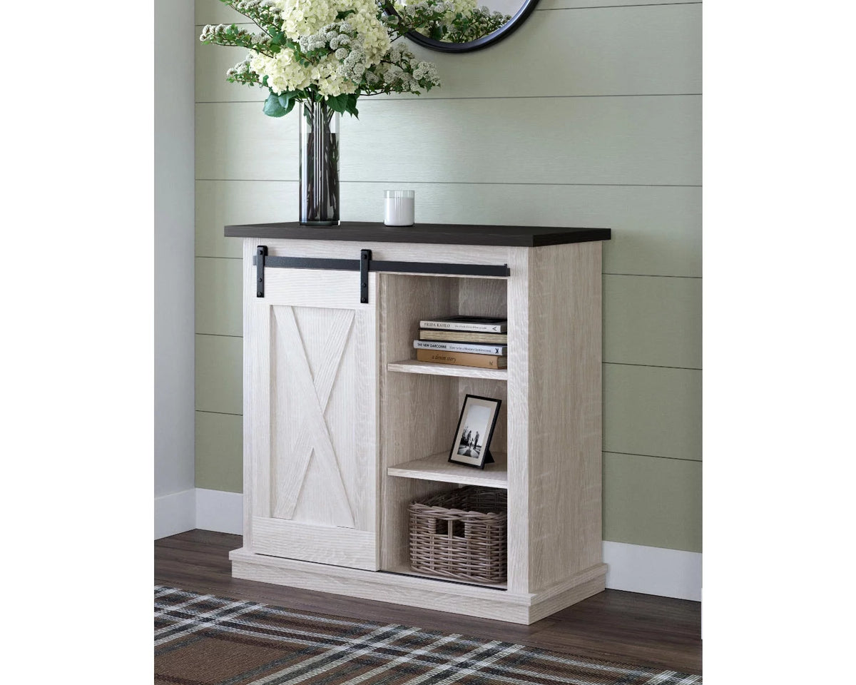 Antique White Accent Cabinet L9600