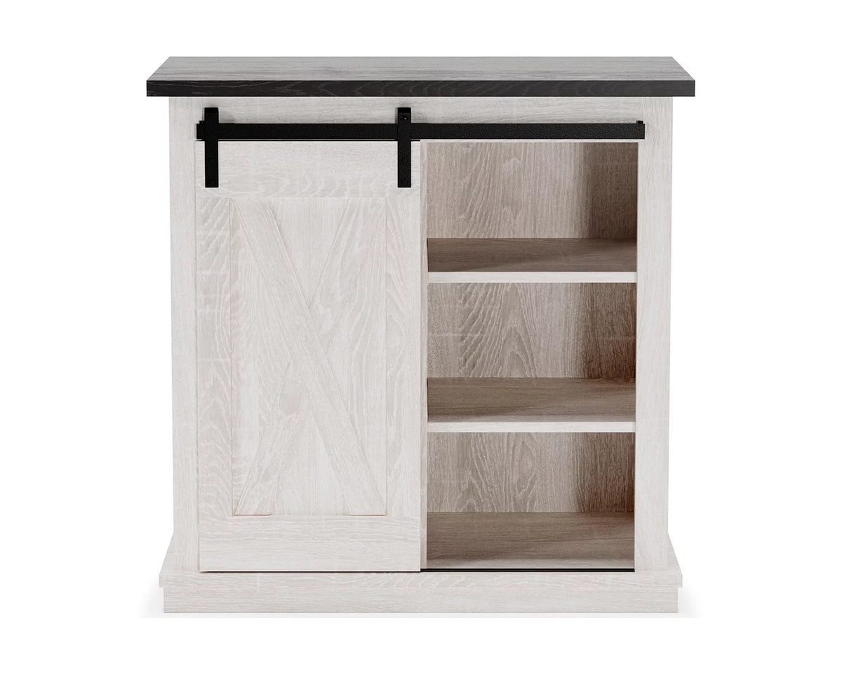 Antique White Accent Cabinet L9600