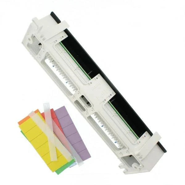 12 Ports CAT 6 Black Patch Panel K629