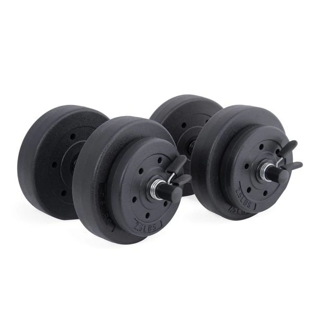 40lb Adjustable Vinyl Dumbbell Set A65968