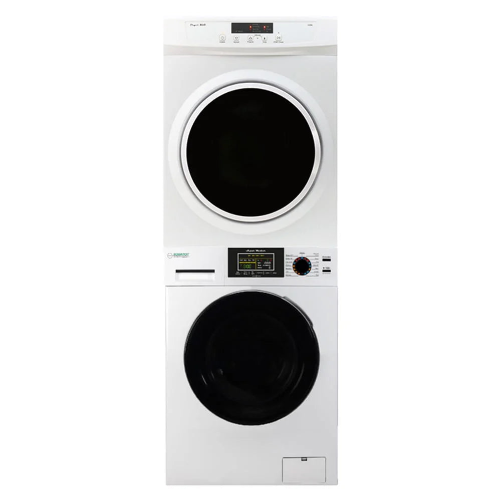 110V 18lbs Washer and 3.5cf Vented Sensor Dryer C1583