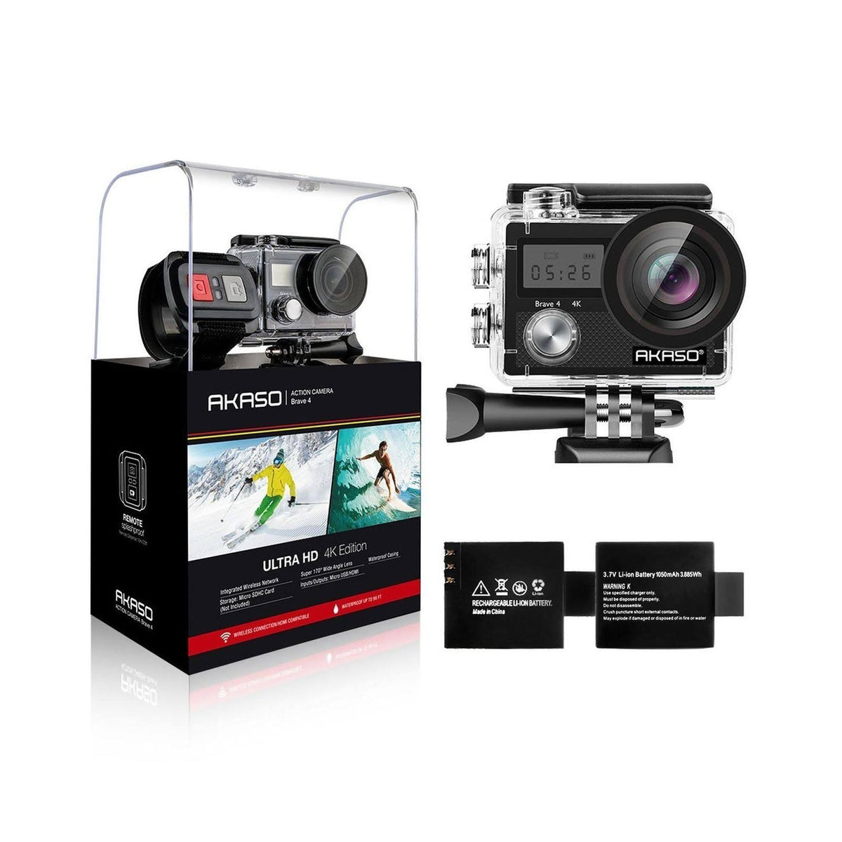 4K 20MP WiFi Action Camera with EIS S2941