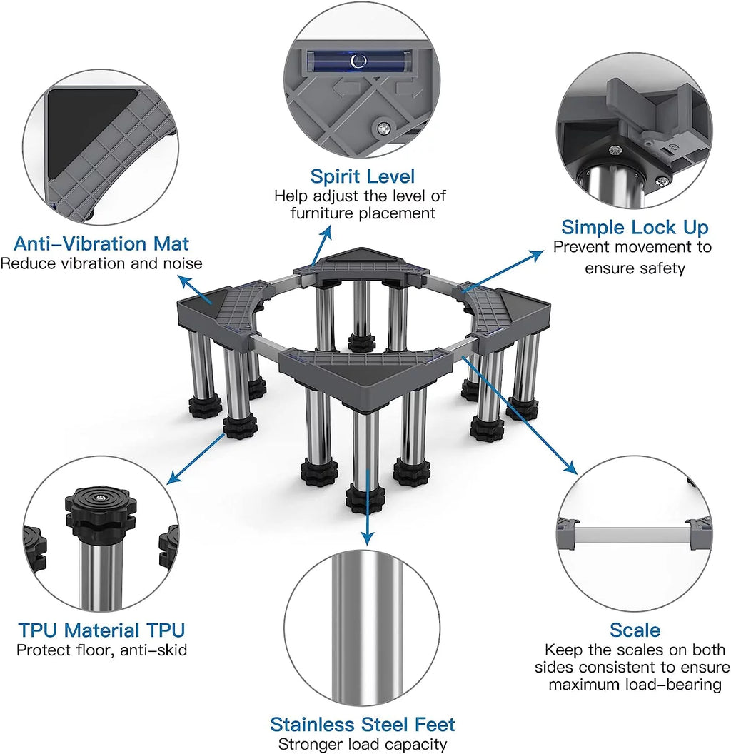 Adjustable Heavy Duty Fridge Stand W656005