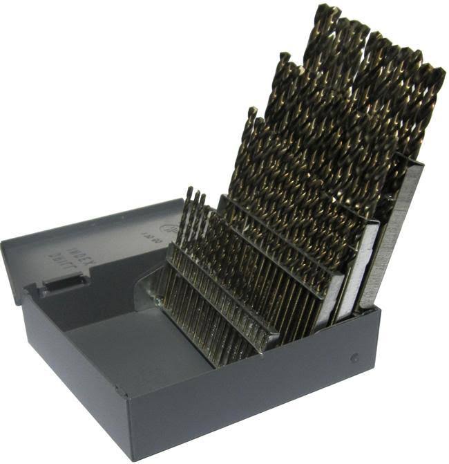 Cobalt Steel Jobber Drill Bit Set, 60 Pieces C6070