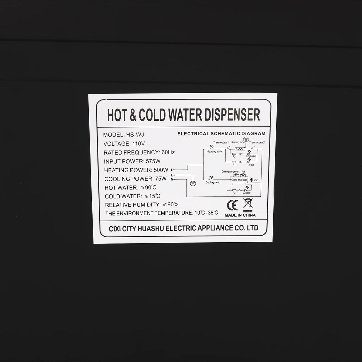 Top Loading Hot/Cold Water Dispenser F6633