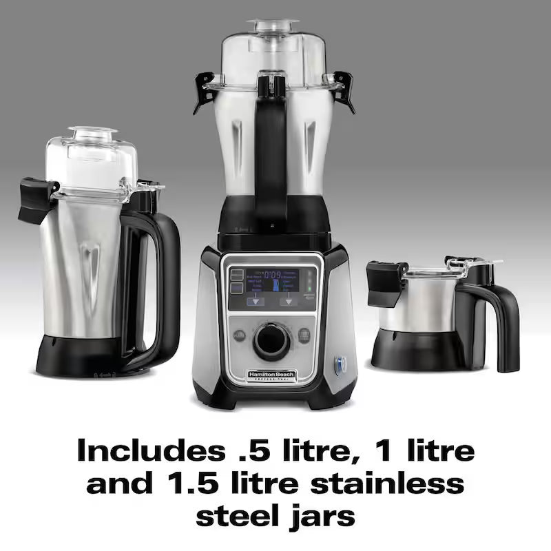 13-Speed Stainless Steel Countertop Blender with 3 Jars J674354