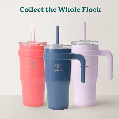 40 oz Vacuum Insulated Stainless Steel Tumbler with Handle O7673