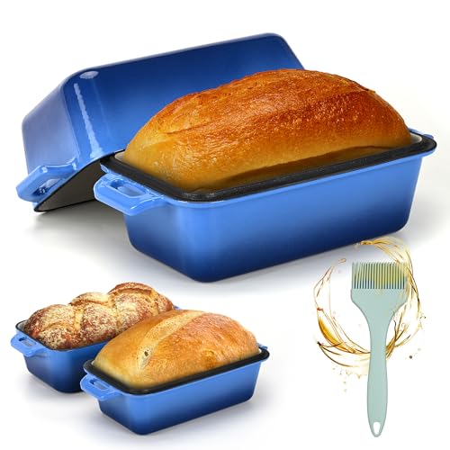 Cast Iron Loaf Pan with Lid 2 Piece Set O618
