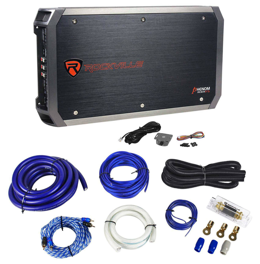 3200 Watt 5 Channel Car Stereo Amplifier with Amp Kit H88613